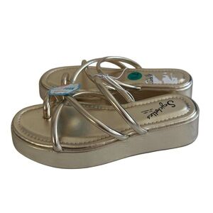 Anthropologie silver sandals from Seychelles
